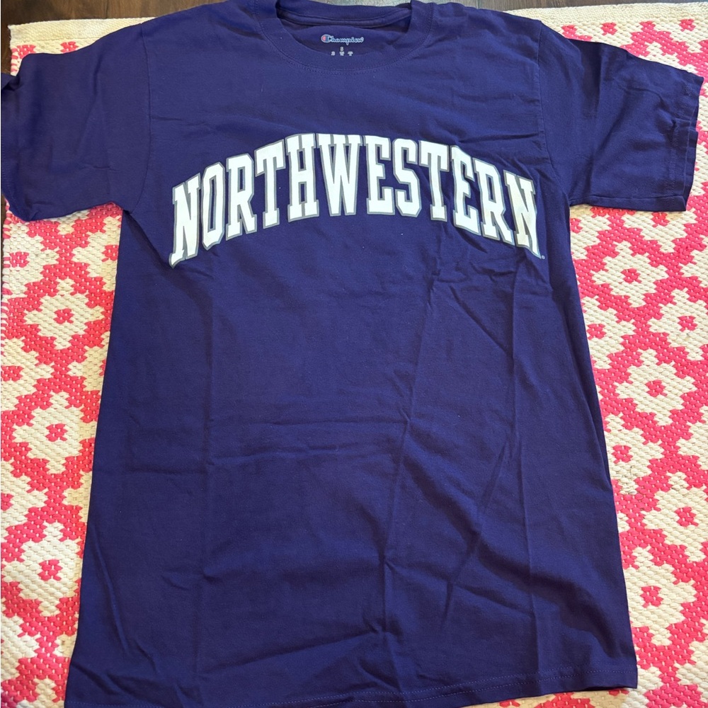 Champion Northwestern University Purple Tee worn once